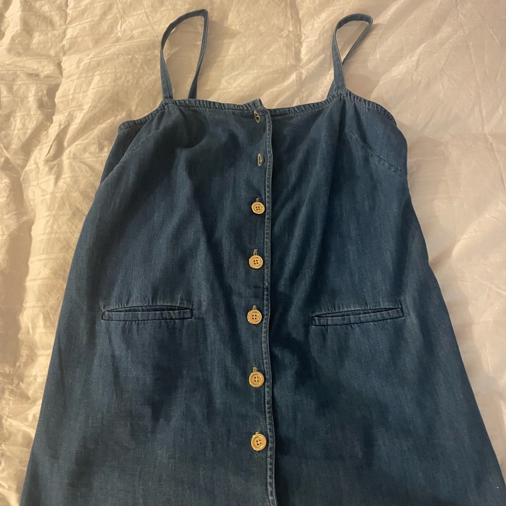 J. Crew Denim Blue Dress